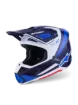 Slika ALPINESTARS SM7 RISE MODRA/BELA MOTOKROS ČELADA