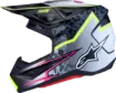 Slika ALPINESTARS S-M7 BLASTER ČRNA/SIVA/RUMENA MOTOKROS ČELADA