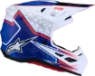 Slika ALPINESTARS SM7 BLASTER BELA/MODRA/RDEČA MOTOKROS ČELADA