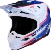Slika ALPINESTARS SM7 BLASTER BELA/MODRA/RDEČA MOTOKROS ČELADA