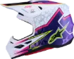 Slika ALPINESTARS SM7 BLASTER VIJOLIČNA/ROZA/BELA MOTOKROS ČELADA