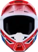 Slika ALPINESTARS S-M3 FALCON RDEČA/BELA/MODRA MOTOKROS ČELADA