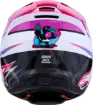 Slika ALPINESTARS S-M3 FALCON VIJOLIČNA/BELA/ROZA MOTOKROS ČELADA