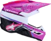 Slika ALPINESTARS S-M3 FALCON VIJOLIČNA/BELA/ROZA MOTOKROS ČELADA