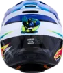 Slika ALPINESTARS S-M3 FALCON MODRA/ČRNA/ROZA MOTOKROS ČELADA