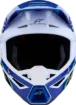Slika ALPINESTARS S-M3 FALCON MODRA/ČRNA/ROZA MOTOKROS ČELADA