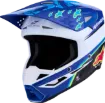 Slika ALPINESTARS S-M3 FALCON MODRA/ČRNA/ROZA MOTOKROS ČELADA