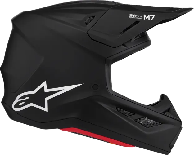 Slika ALPINESTARS S-M7 BLASTER MAT ČRNA MOTOKROS ČELADA