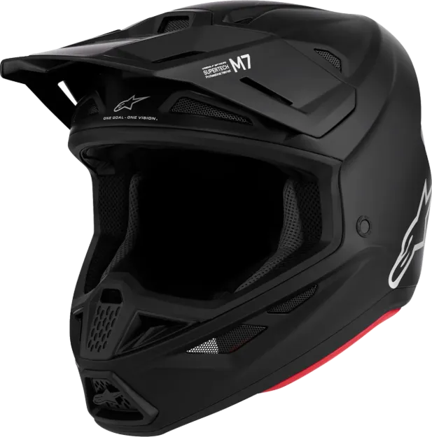 Slika ALPINESTARS S-M7 BLASTER MAT ČRNA MOTOKROS ČELADA