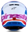 Slika ALPINESTARS S-M7 CORE BELA/MODRA/ROZA MOTOKROS ČELADA