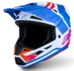 Slika ALPINESTARS S-M7 CORE BELA/MODRA/ROZA MOTOKROS ČELADA