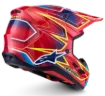 Slika ALPINESTARS S-M7 CAST RDEČA/RUMENA/MODRA MOTOKROS ČELADA