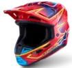 Slika ALPINESTARS S-M7 CAST RDEČA/RUMENA/MODRA MOTOKROS ČELADA