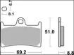 BRAKE PAD SINTER LA PRIME LINE