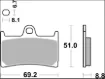 BRAKE PAD RC CARBON CERAMIC RACING UPGRADE LINE