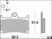 BRAKE PAD CC CARBON CERAMIC PRIME LINE