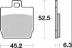 BRAKE PAD GENUINE CARBON CERAMIC PRIME LINE