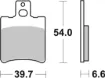 HF Street Ceramic Organic Brake Pads
