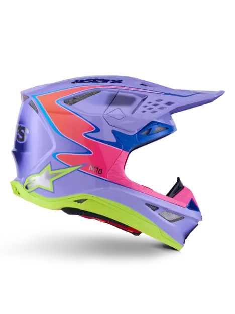 Slika ALPINESTARS ČELADA SM10 JETT PURPLE/PINK