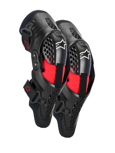 Slika ALPINESTARS SX-1 PLASMA ŠČITNIKI ZA KOLENA ČRNI/RDEČI/SIVI