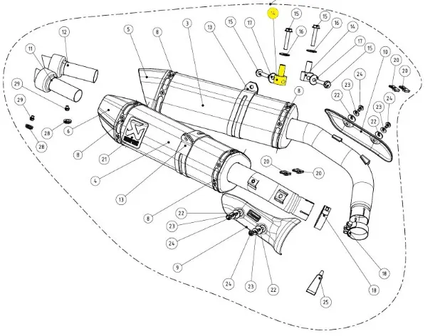 Spacer bushe