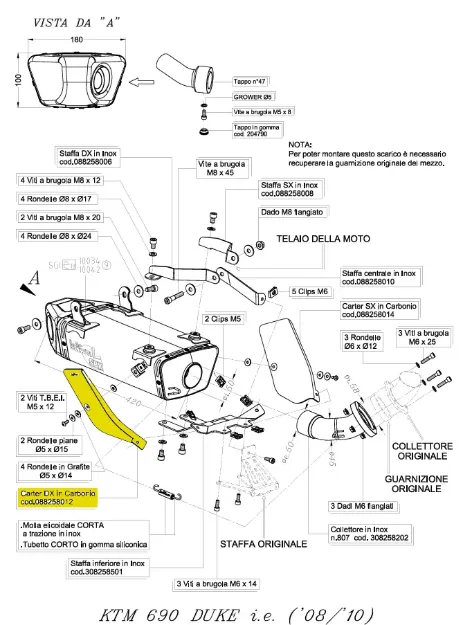 LeoVince Replacement Component (8503 MISC Parts)