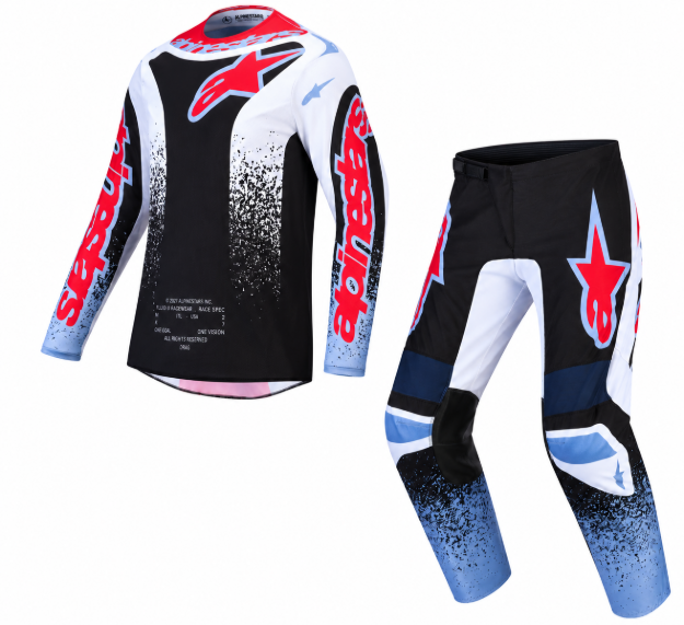 Slika ALPINESTARS 2027 FLUID DRAG MOTOKROS KOMPLET MAJICA IN HLAČE