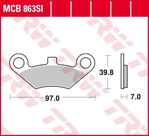SI Series Sindered Off-Road Brake Pads
