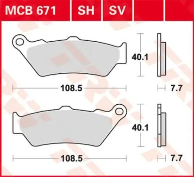SV Series Sindered Brake Pads