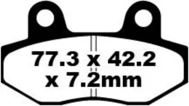SFA Series Organic Scooter Brake Pads