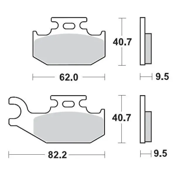 Racing Brake Pads ATV