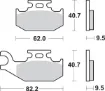 SI Offroad Sintered Brake Pads