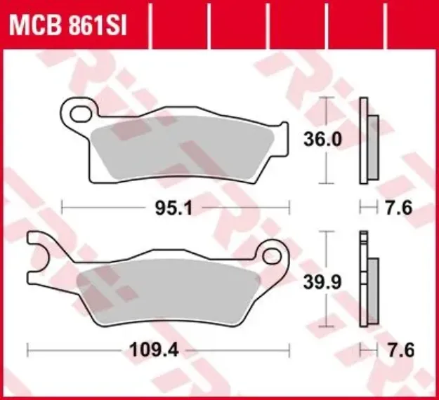 SI Series Sindered Off-Road Brake Pads