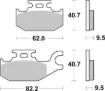 HF Street Ceramic Organic Brake Pads