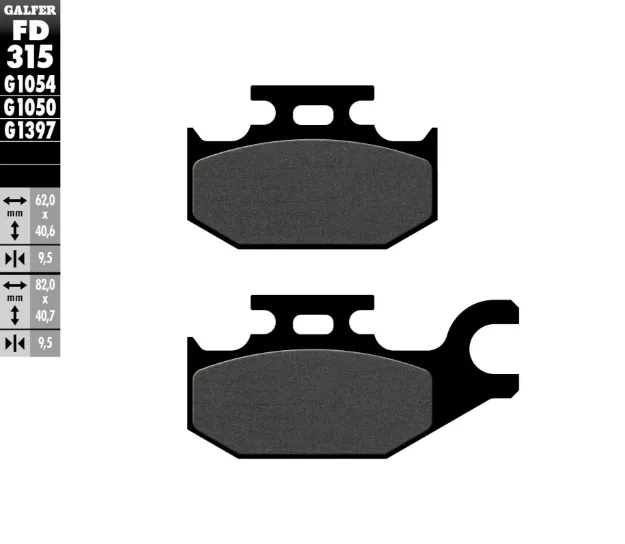 Semi-Metallic Brake Pads