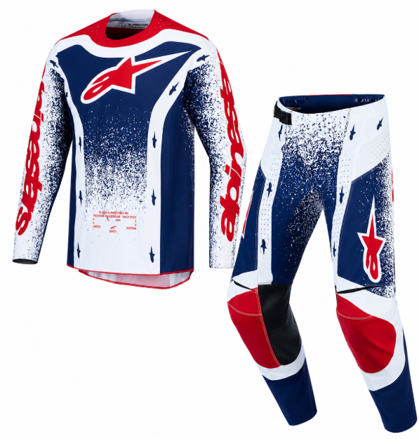 Slika ALPINESTARS LIMITED EDITION TECHSTAR UNITY MOTOKROS KOMPLET MAJICA IN HLAČE