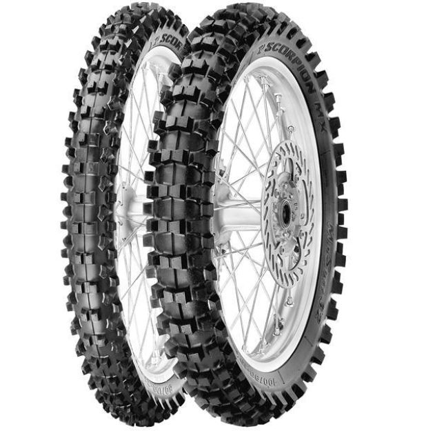 Slika Pirelli Scorpion MX32 Mid Soft – motocross pnevmatike 80/100-21 in 120/90-19